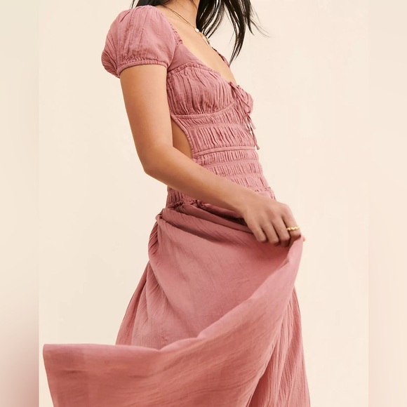 Free People Free-est Feeling Bonita Midi Dress - Picture 1 of 3